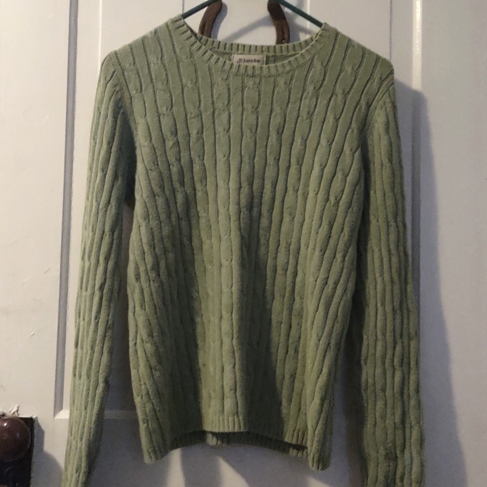 St. John's Bay sage green sweater